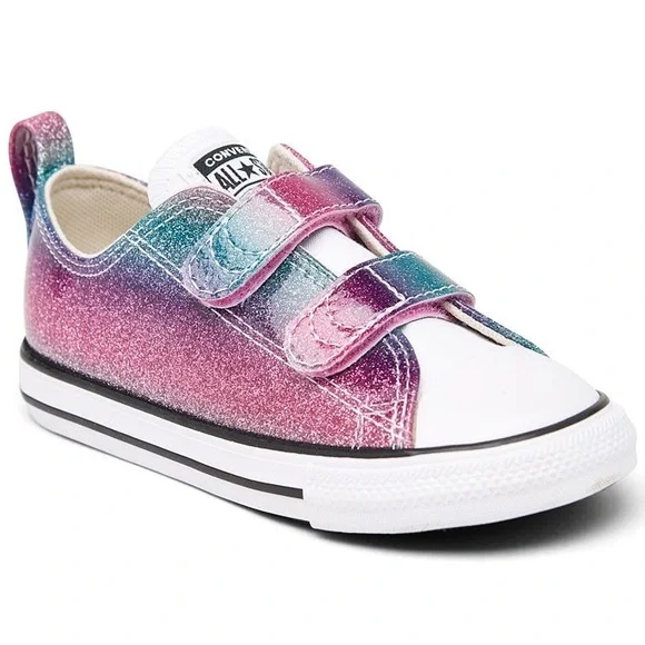 Velcro glitter converse on sale